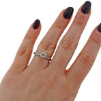 Memoire 18k White Gold Engagement Ring III // Ring Size: 7