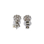 Memoire 18k White Gold Diamond Stud Earrings VIII