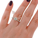 Memoire 18k White Gold Engagement Ring I // Ring Size: 7.25