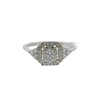 Memoire 18k White Gold Engagement Ring II // Ring Size: 7.25