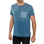 Contrast Pocket T-Shirt // Blue (L)