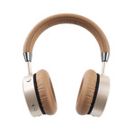 Bluetooth Aluminum Wireless Headphones (Gold)