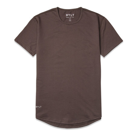 Lux Drop-Cut Short Sleeve // Chocolate (S)