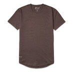 Lux Drop-Cut Short Sleeve // Chocolate (L)