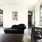 1930s Le Sourire Magazine Cover (12"W x 18"H x 0.75"D)