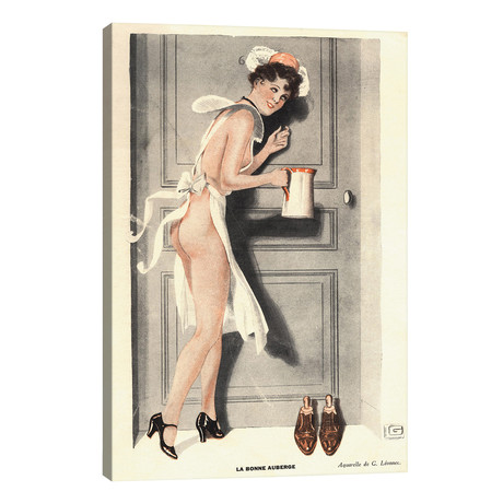 1930s Le Sourire Magazine Cover (12"W x 18"H x 0.75"D)