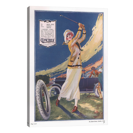 1910s Clincher Magazine Advert (12"W x 18"H x 0.75"D)
