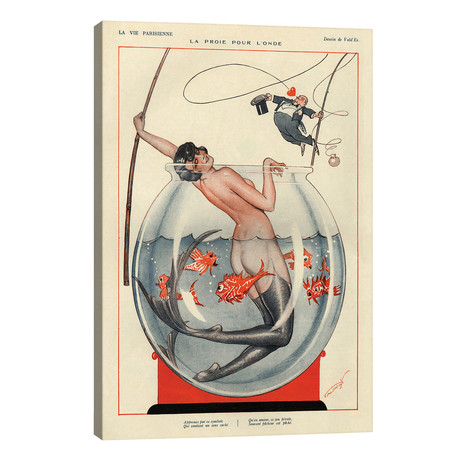 1926 La Vie Parisienne Magazine Plate // V3 (12"W x 18"H x 0.75"D)