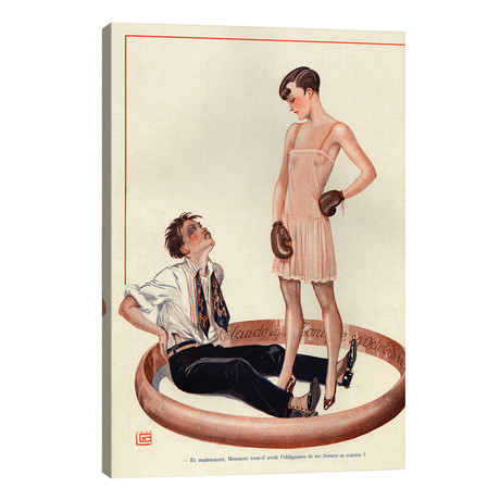 1926 La Vie Parisienne Magazine Plate // V2 (12"W x 18"H x 0.75"D)