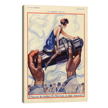 1928 La Vie Parisienne Magazine Plate // V1 (12"W x 18"H x 0.75"D)