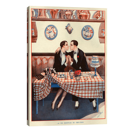 1926 La Vie Parisienne Magazine Plate // V1 (12"W x 18"H x 0.75"D)