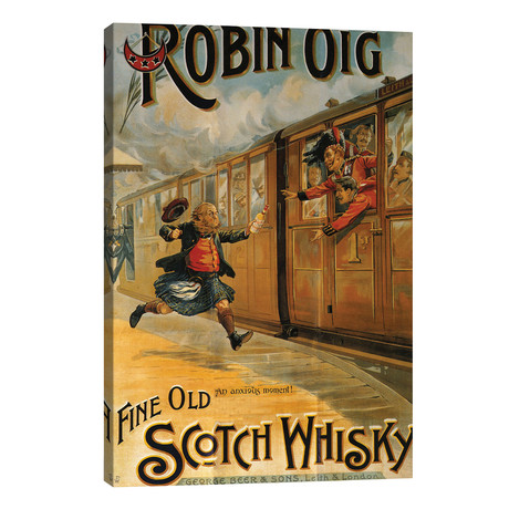 1898 Robin Oig Whisky Advert (12"W x 18"H x 0.75"D)