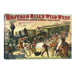 1907 Buffalo Bill's Wild West Show Poster (18"W x 12"H x 0.75"D)