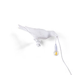 Bird Lamp // Outdoor // White // Looking Right