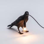 Bird Lamp // Black // Waiting