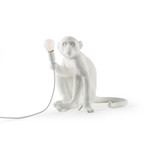 Monkey Lamp // Outdoor // White // Sitting