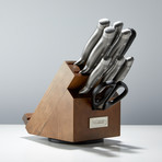 10-piece Swivel Block Cutlery Set With Tablet Stand