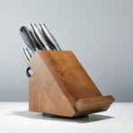 10-piece Swivel Block Cutlery Set With Tablet Stand
