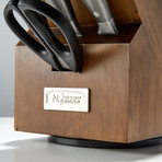 10-piece Swivel Block Cutlery Set With Tablet Stand