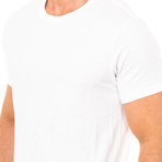 Crew Neck T-Shirt // White // Pack of 3 (Small)