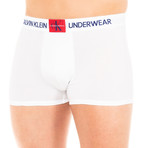 Boxers // White + Red (Small)