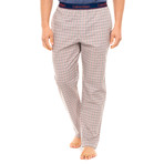 Pajama Pants // Gray + Orange (Small)