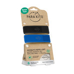 Mosquito Repellent Wristbands Bonus Pack // Black + Blue