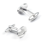 Football Cufflink // Silver