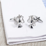 Justice Cufflink // Silver