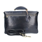 Graziano Leather Briefcase (Blue)