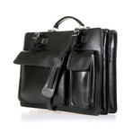 Maestro Leather Briefcase (Black)