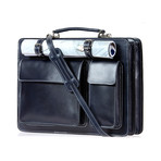 Maestro Leather Briefcase (Black)