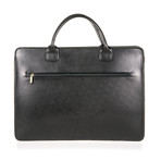 Riccardo Leather Briefcase (Black)