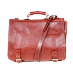 Amico Leather Briefcase (Brown)