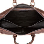 Donatello Leather Briefcase (Black)