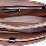 Federico Leather Briefcase (Brown)