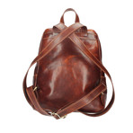 Zeffy Leather Backpack (Brown)