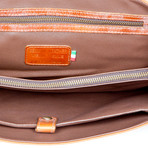 Federico Leather Briefcase (Brown)