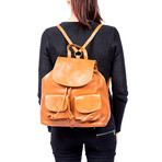 Jane Leather Backpack (Black)