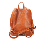 Zeffy Leather Backpack (Brown)