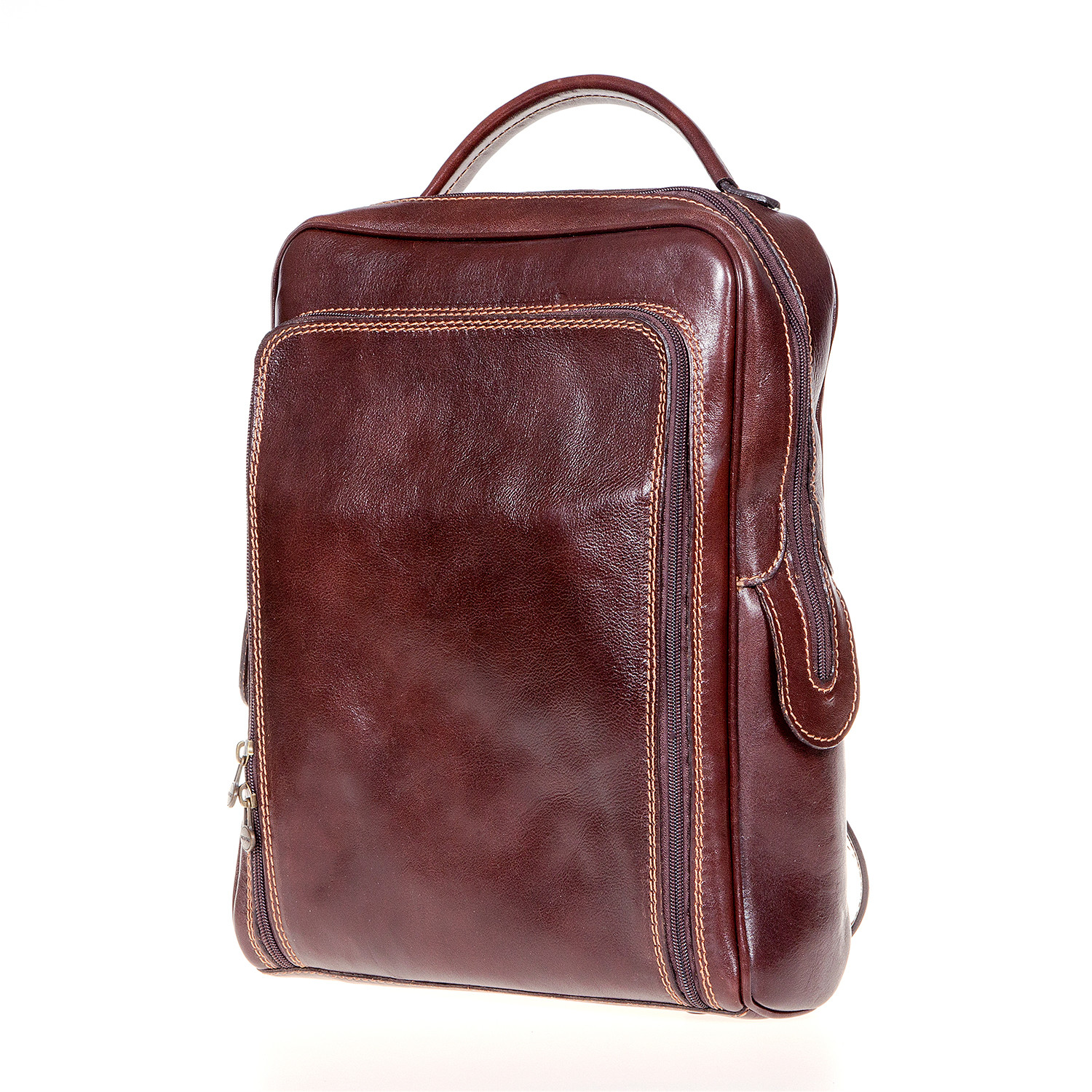 Copernico Leather Backpack (Cognac) - Italia In Progress - Touch of Modern