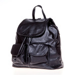 Jane Leather Backpack (Black)