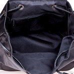 Jane Leather Backpack (Black)