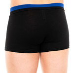 Stretch Boxers // Black + Royal Blue // Pack of 2 (Small)