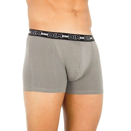 Stretch Boxers // Anthracite + White // Pack of 2 (Small)