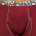 3D Flex Boxers // Garnet + Black // Pack of 2 (Small)