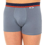 Seamless Boxers // Gray + White // Pack of 2 (Small)