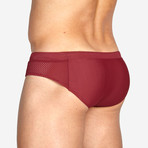 Skipper Swim Brief // Ruby (XS)
