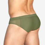 Skipper Swim Brief // Olive (XS)