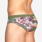 Tattoo Swim Brief // Army (S)